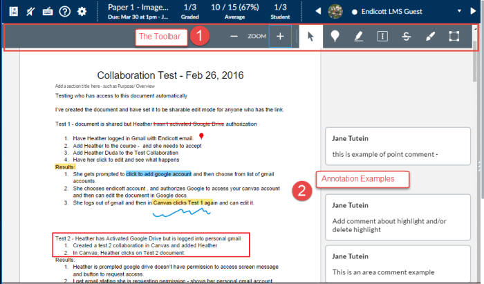 DocViewer for Speedgrader Annotations